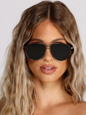 Deep Reflections Ombre Aviators