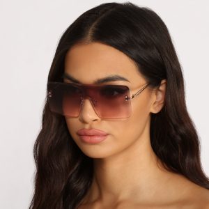 Can't Take My Eyes Off U Frameless Sunglasses