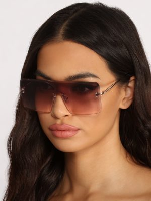 Can't Take My Eyes Off U Frameless Sunglasses