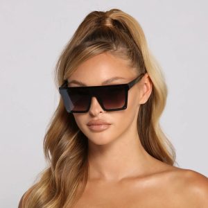 Chic Flat Top Sunglasses