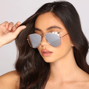 Flower Child Aviator Sunglasses