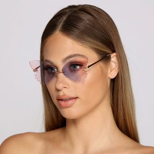 Fluttery And Fab Butterfly Sunglasses
