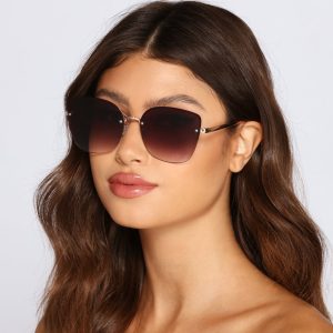 Stylish Details Ombre Sunglasses