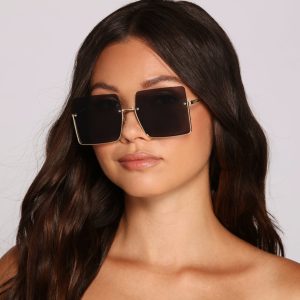 So The Drama Oversized Sunglasses