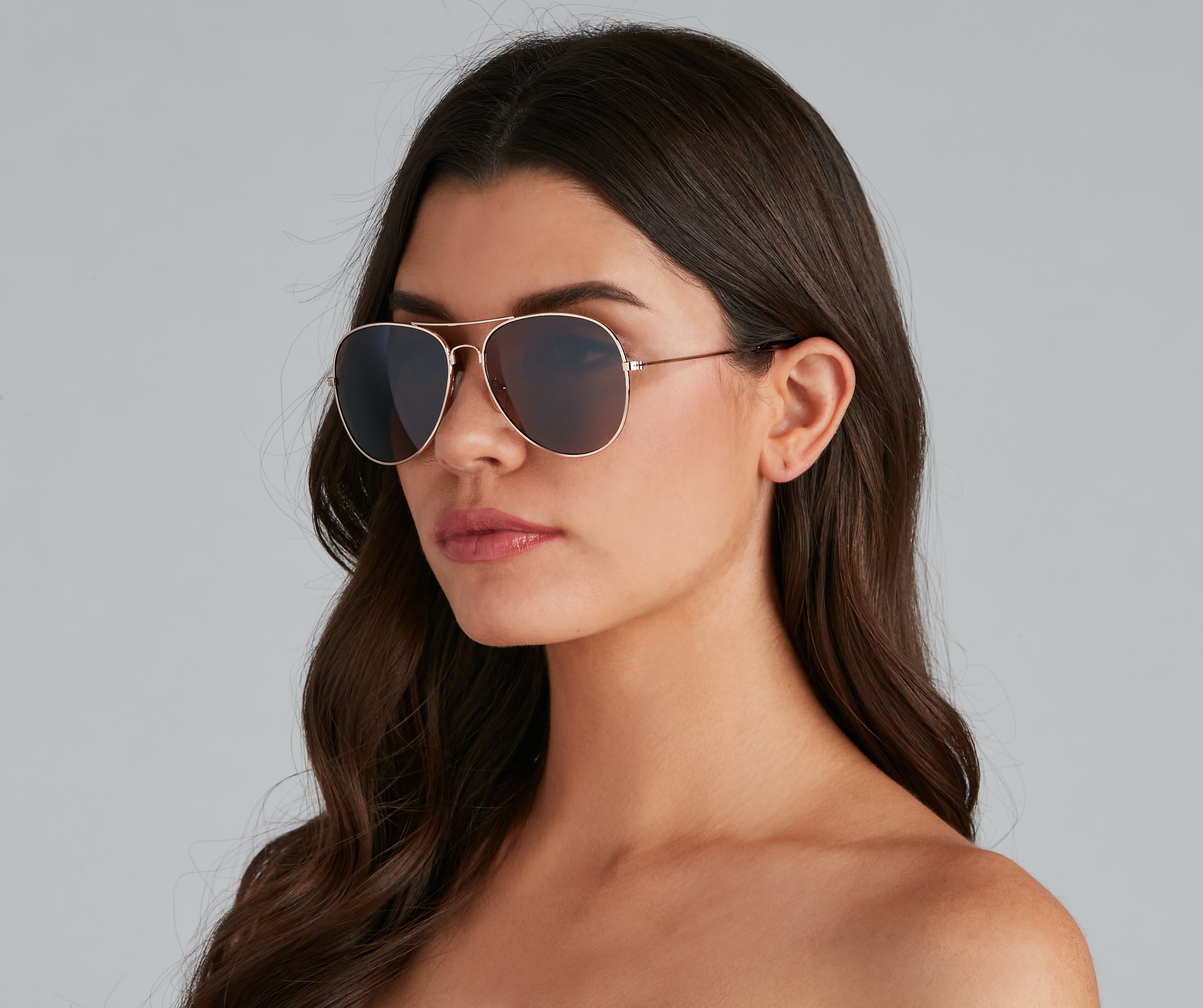 New Classic Metal Aviator Sunglasses - Image 2