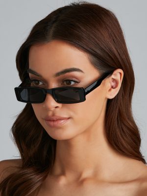90's Moment Rectangular Sunglasses
