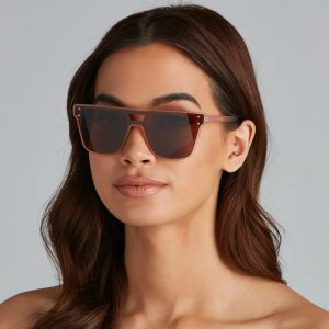 Trendy Moment Flat Top Sunglasses