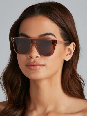 Trendy Moment Flat Top Sunglasses