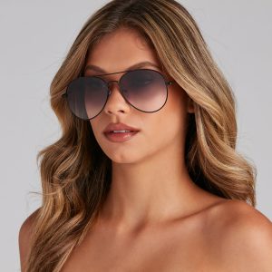 Top Style Ombre Aviators