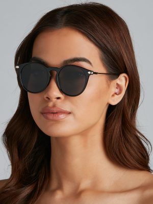 Chic Attitude Round Sunglasses