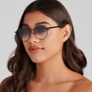New Look Round Metal Sunglasses