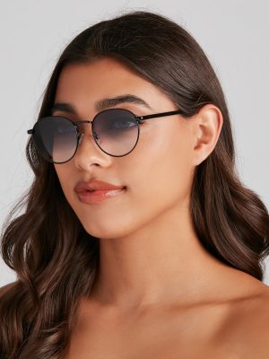 New Look Round Metal Sunglasses