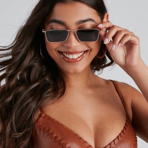 Almost Famous Sleek Square Sunglasses