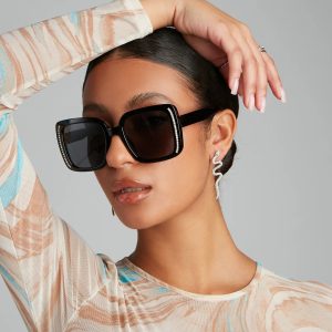 Take A Hint Oversized Sunglasses