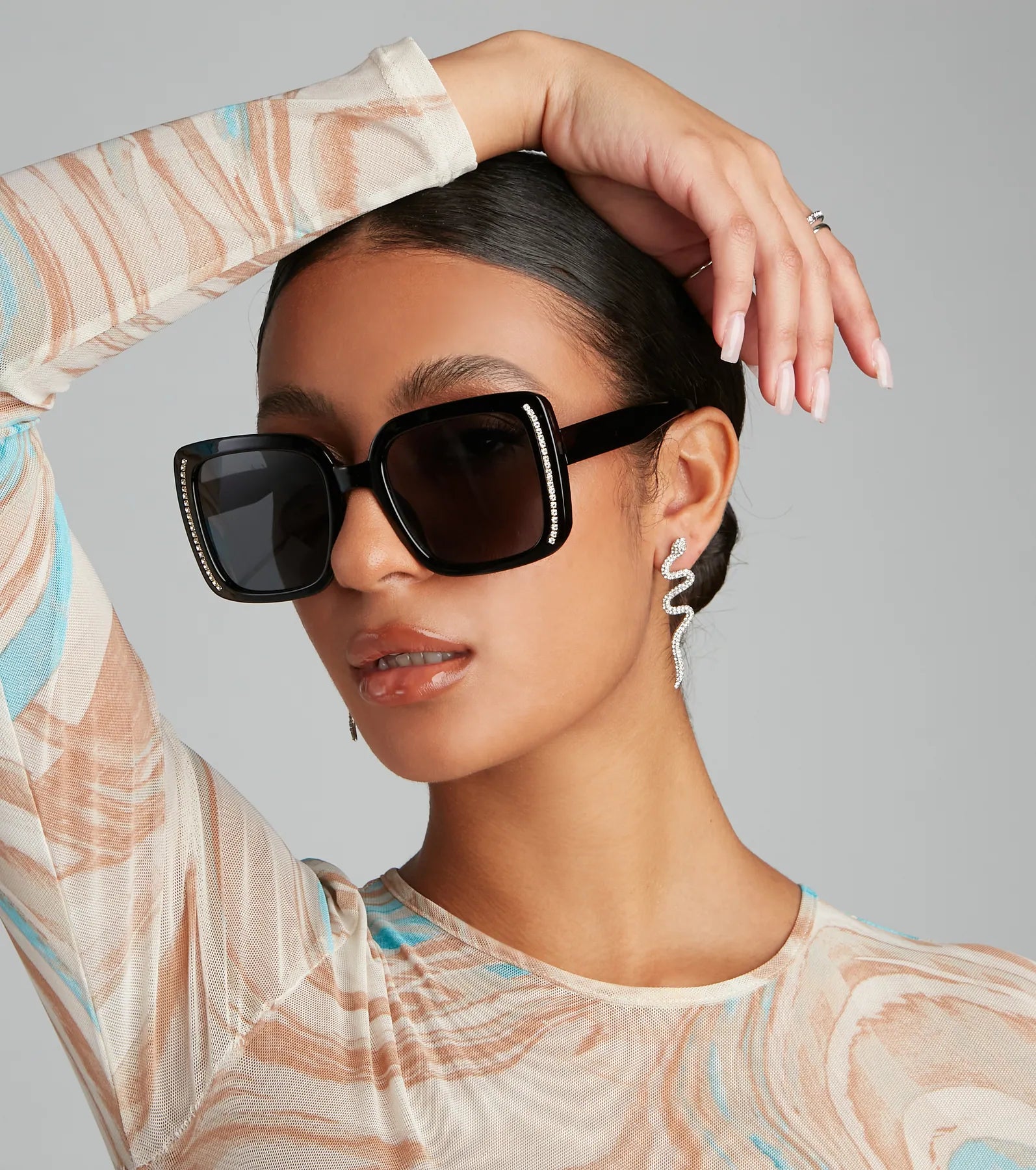 Take A Hint Oversized Sunglasses