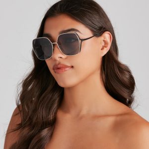She's Fab Oversized Sunglasses