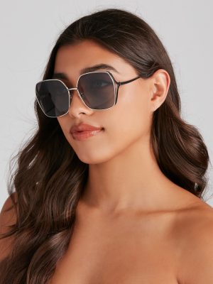 She's Fab Oversized Sunglasses