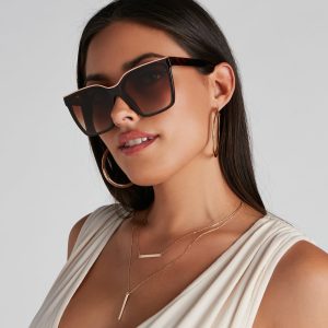 Top Down Square Sunglasses