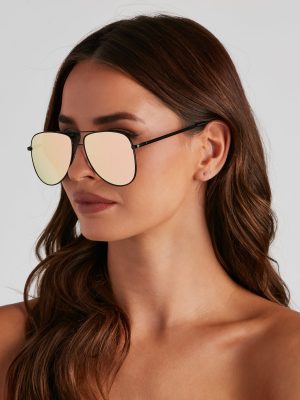 Trendy Mood Ombre Aviator Sunglasses