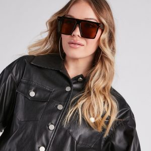 Got The Edgy Look Oversized Sunglasses