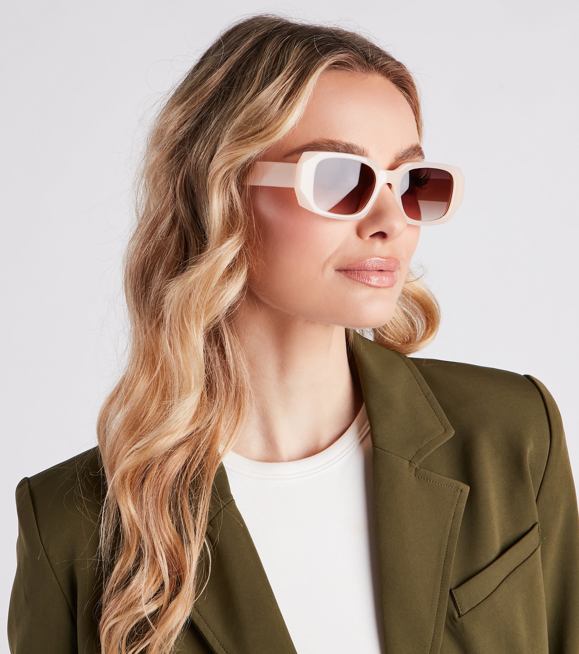 Cruise Control Rectangular Frame Sunglasses - Image 2