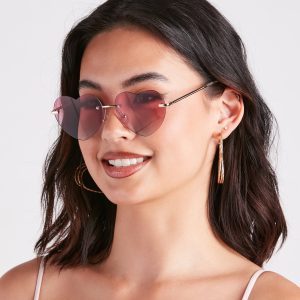 Summer Fling Heart-Shaped Sunglasses