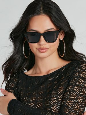 Chic Staple Square-Frame Sunglasses