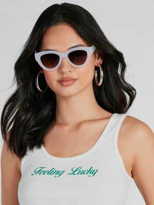 Trendy Attitude Cat-Eye Sunglasses