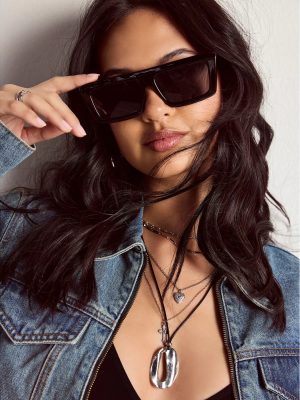 Simply Rad Flat Top Rectangle Sunglasses