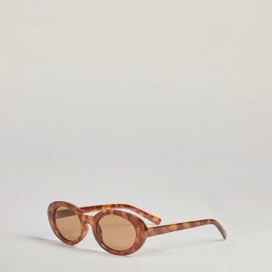 Golden Hour Tortoiseshell Oval Sunglasses