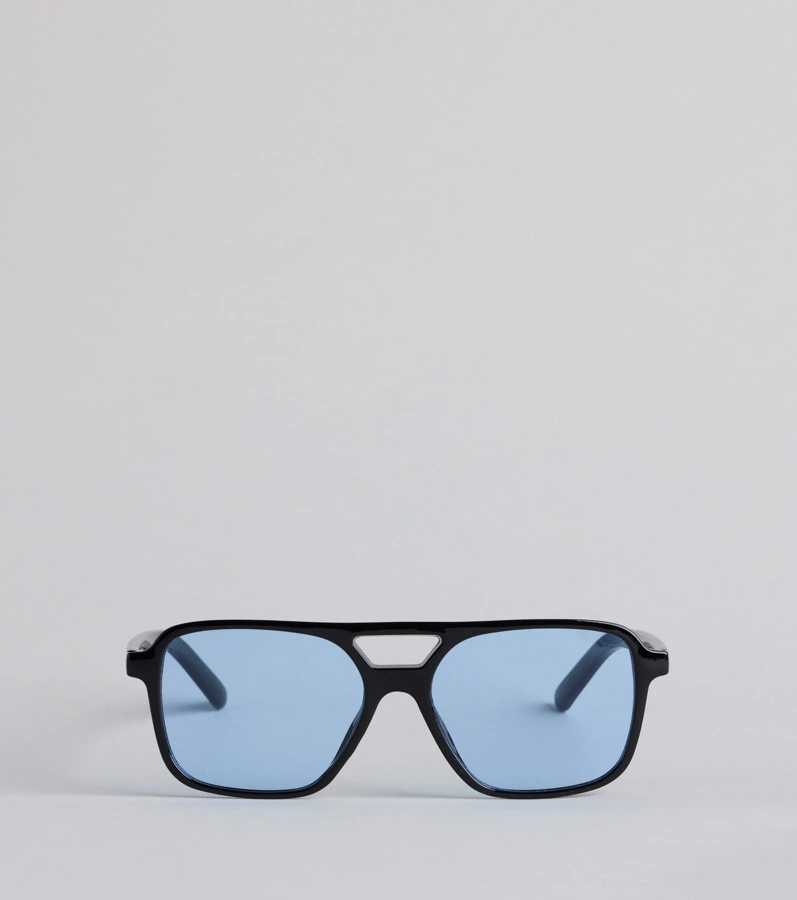 On The Go Babe Colored Aviator Square Sunglasses