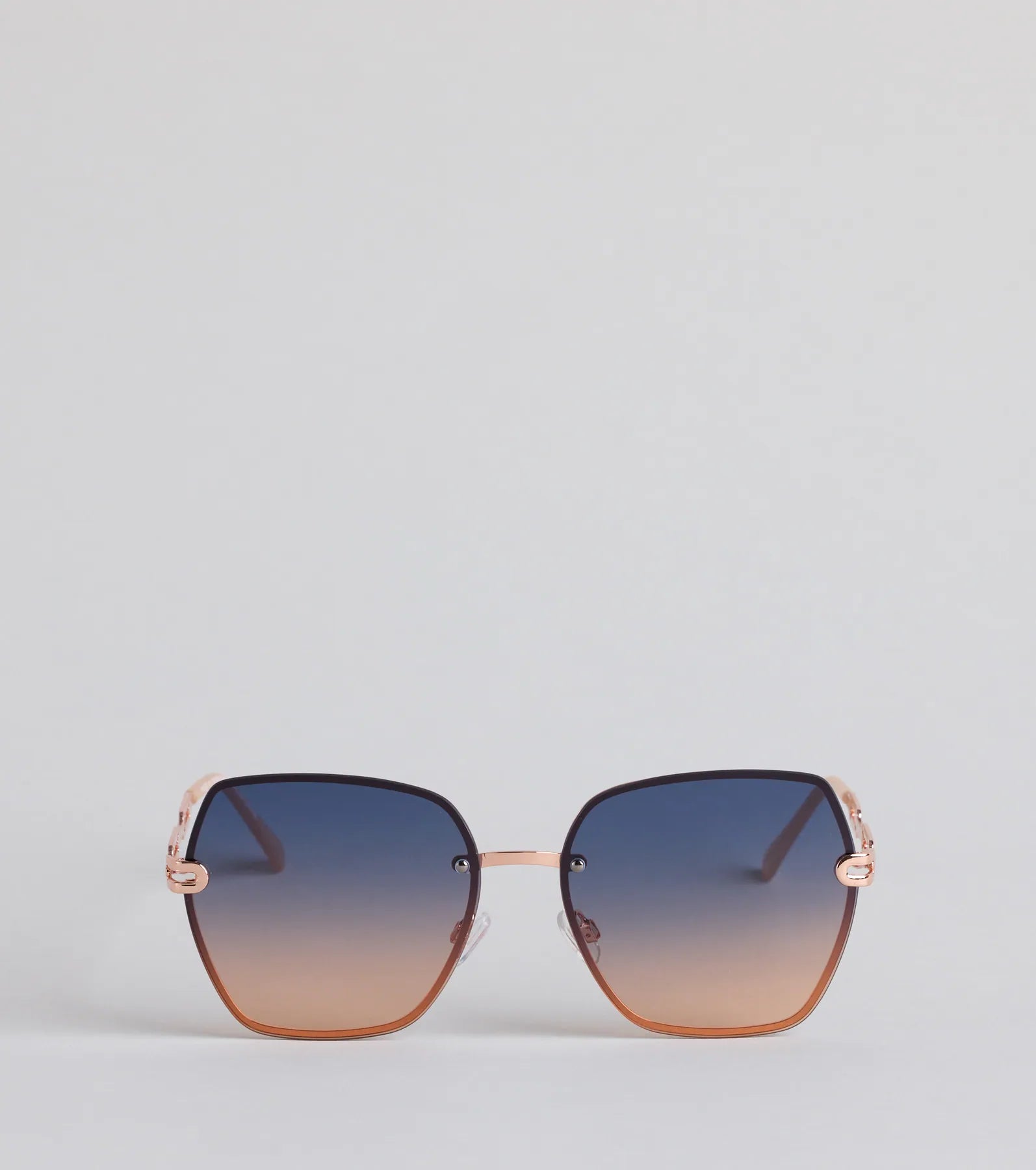 High Key Oversized Chain Sunglasses