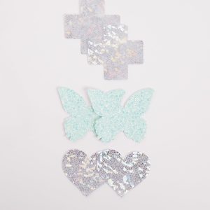 Holographic Three-Pack Nipple Covers