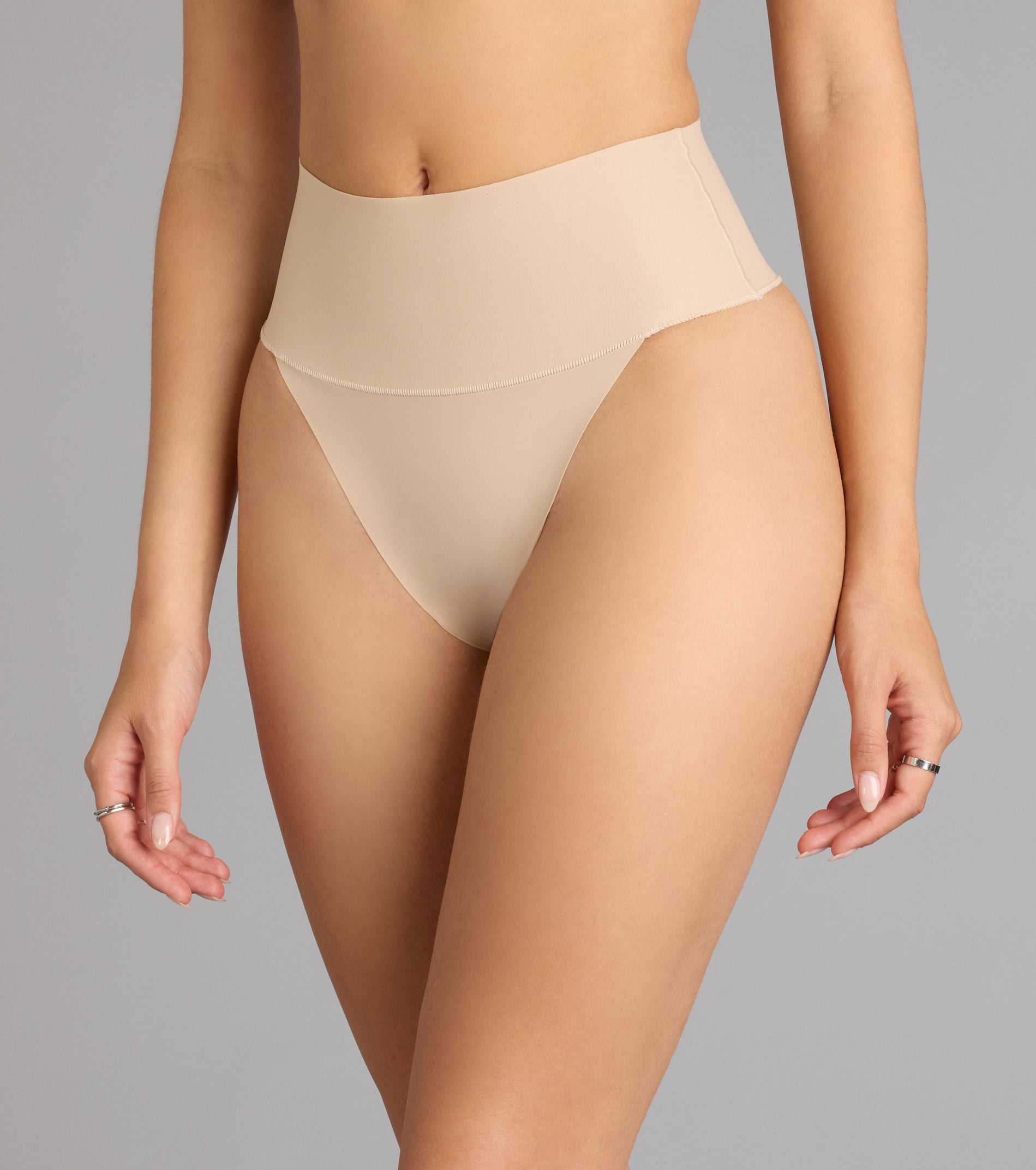 Seamless Secret Mid-Rise Shaping Thong - Image 5