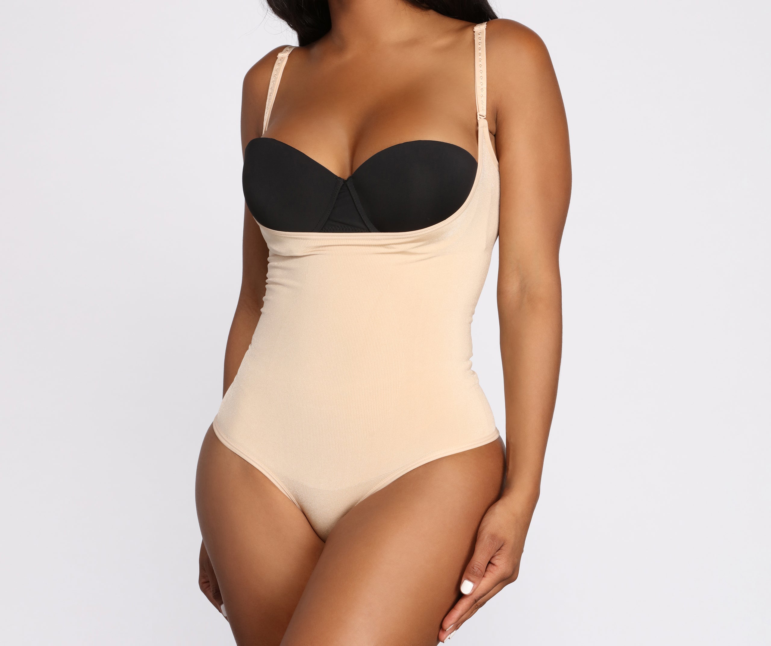 Seamless Thong Contouring Bodysuit - Image 3
