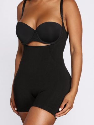 Seamless Shaping Boy-short Bodysuit