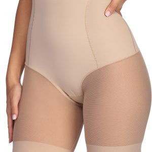 High Waist Sheer Shaper Shorts
