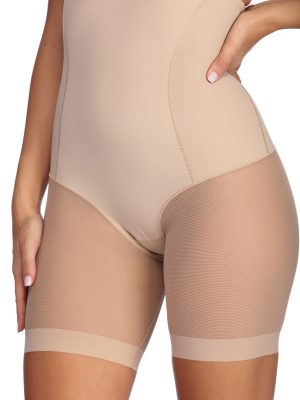 High Waist Sheer Shaper Shorts