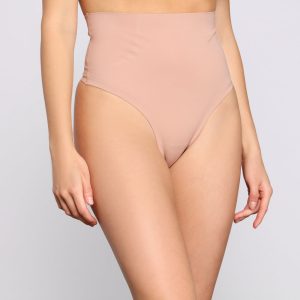 Mid-Rise Mesh Insert Shaper Thong