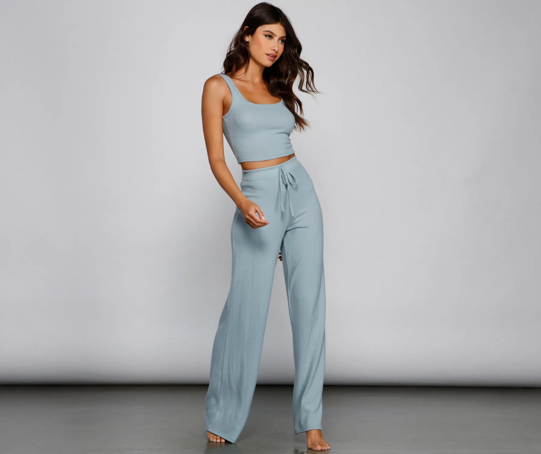 Sleeping In Scoop Neck PJ Tank - Image 4