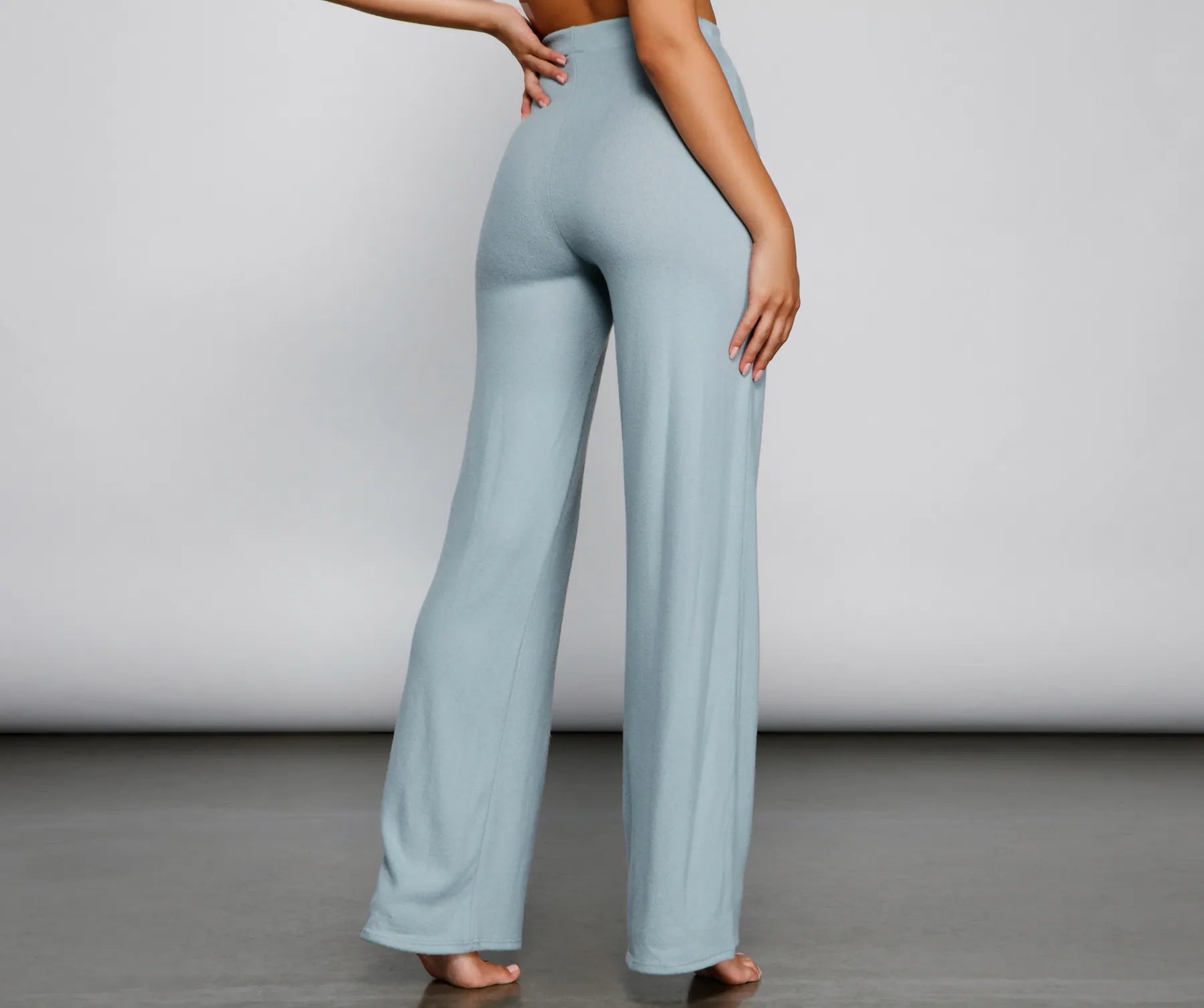 Sleeping In Wide-Leg Pajama Pants - Image 2