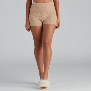 Cuddle Up Chenille Pajama Shorts