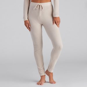 Little Chilly Tie-Waist Pajama Leggings