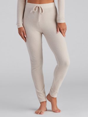 Little Chilly Tie-Waist Pajama Leggings