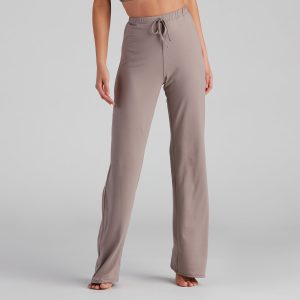 Chill Days Wide-Leg Pajama Pants