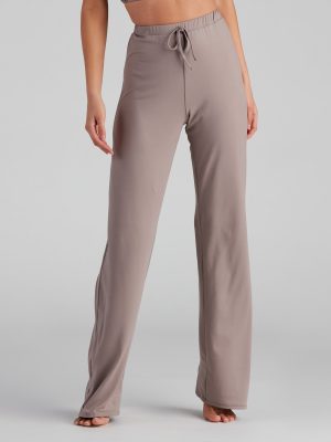 Chill Days Wide-Leg Pajama Pants