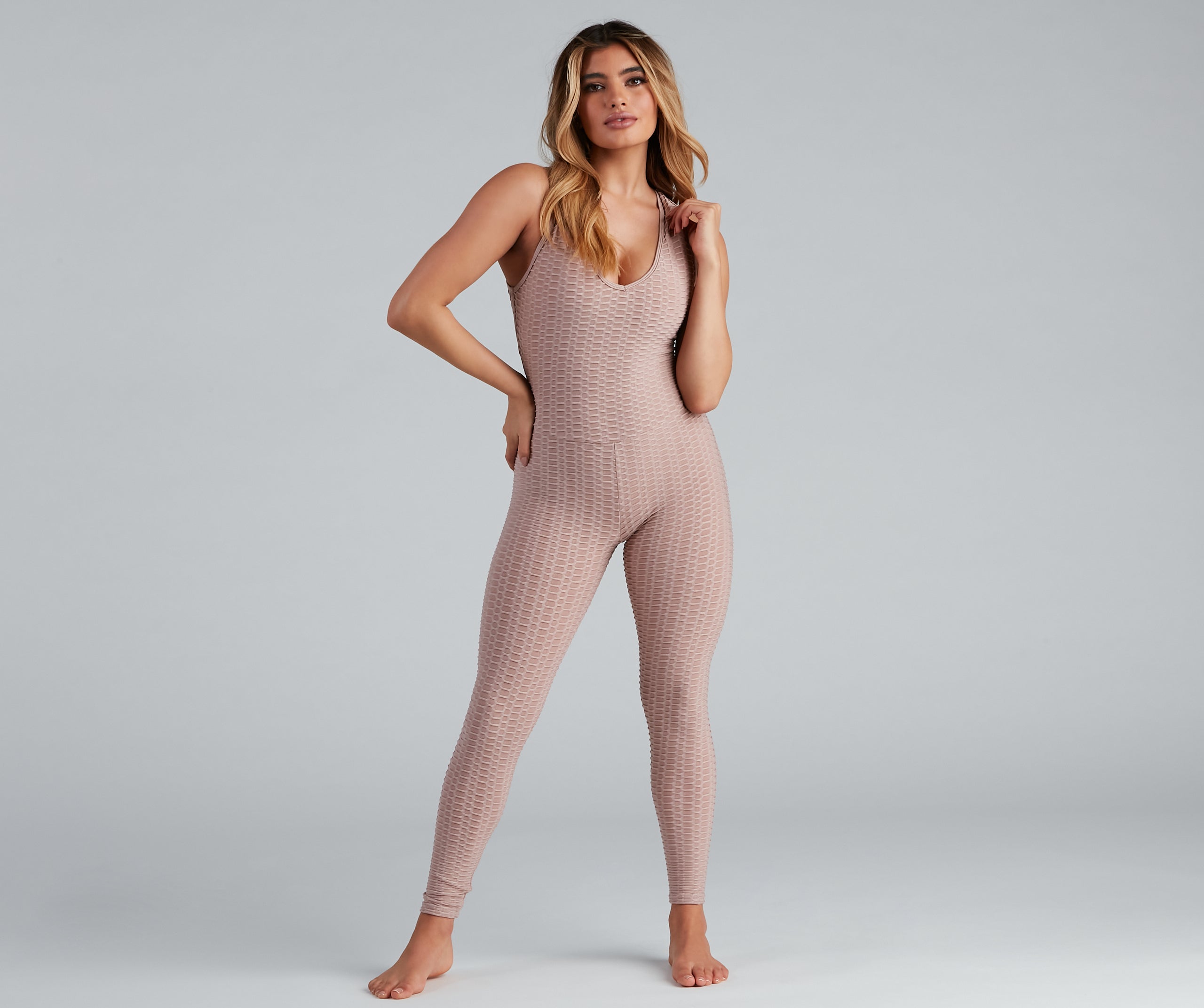 Bend And Snap Active Texture Jumpsuit - Image 3