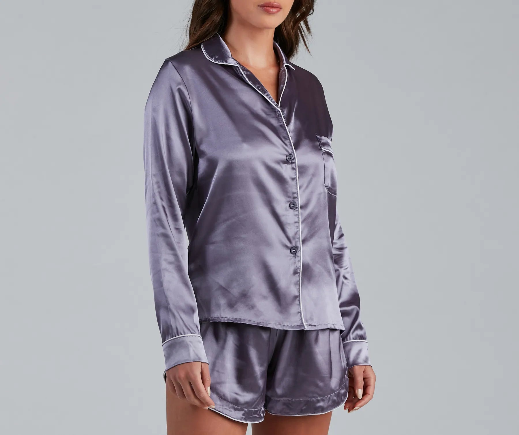 Bedtime Fave Satin Pajama Set - Image 7
