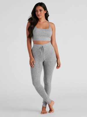 Perfect Night In Top And Leggings Set
