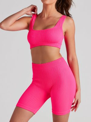 Life Of Leisure Rib Seamless Shorts